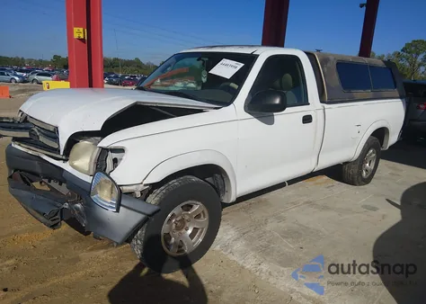 2000 Toyota Tundra z USA, uszkodzony, nr VIN 5TBJN3210YS071696